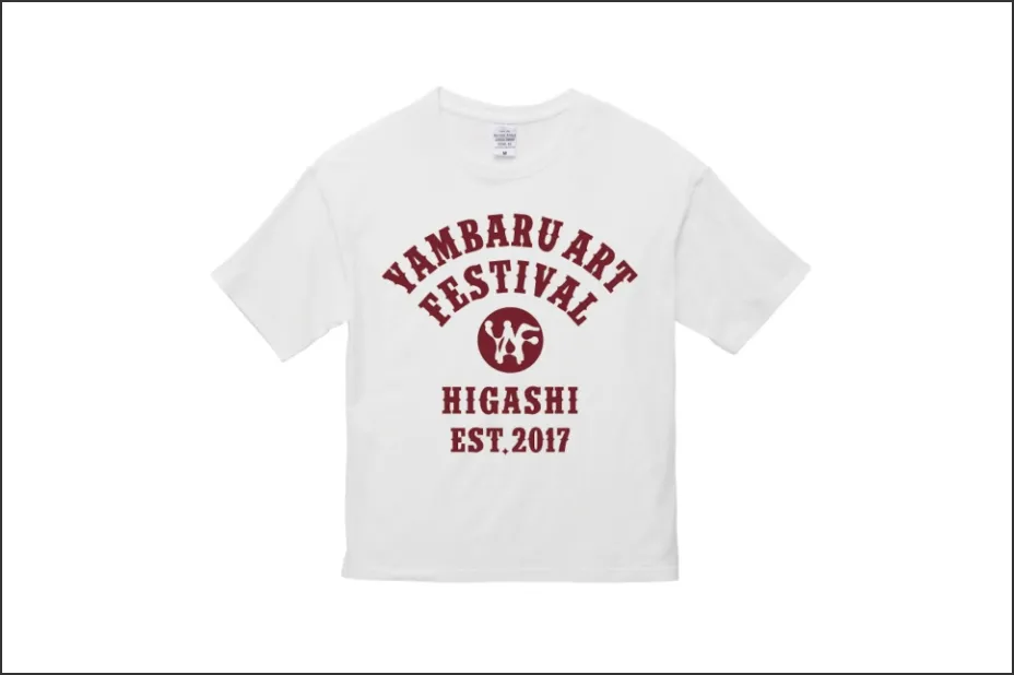 YAFビッグシルエットTシャツ<br>〈HIGASHI〉